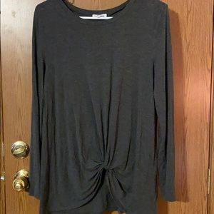 Knotted Front Blouse